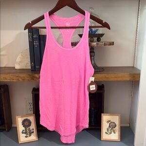 Pink Racerback Tank Top